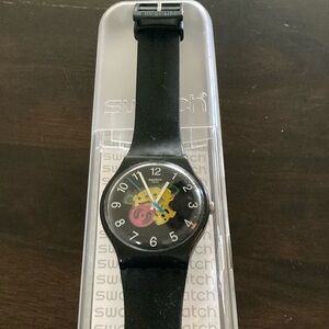 Swatch “Patchwork” Black Watch - SUOB140 One Size Fits All